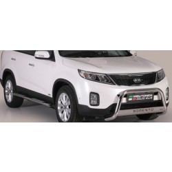 Kia Sorento II FL - Nerezový predný ochranný rám 63mm II.