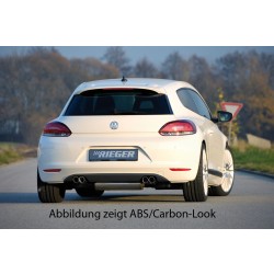 Rieger nástavec zadního nárazníku pro Volkswagen Scirocco 3 13 2-dver. pred faceliftom, plast ABS bez povrchovej úpravy