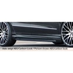 Rieger bočný prah mont. strana ľavá pro Volkswagen Passat 3C combi, sedan vr. faceliftu, r.v. 03/05-07/10, 08/10-, plast ABS bez povrchovej úpravy, s prelisom a výrezom