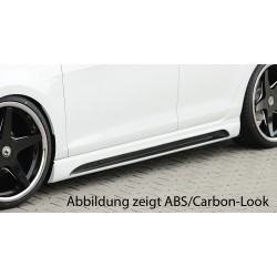 Rieger bočný prah mont. strana ľavá pro Seat Leon 5F 3-dver. (sc), r.v. 10/12-, plast ABS bez povrchovej úpravy, s prelisom a výrezom