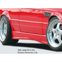 Rieger bočný prah mont. strana ľavá pro BMW rad 3 E30 4-dver., sedan, touring, plast ABS bez povrchovej úpravy