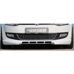 Rieger spojler pod predný nárazník pre Volkswagen Polo 6 6R 3-dver., 5-dver. pred faceliftom, r.v. 04/09-01/14, plast ABS bez povrchovej úpravy, s rebrovaním