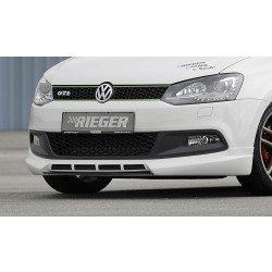 Rieger spojler pod predný nárazník pre Volkswagen Polo 6 GTI 3-dver., 5-dver. pred faceliftom, r.v. 05/10-01/14, plast ABS bez povrchovej úpravy, s rebrovaním