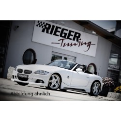 Rieger kompletný predný nárazník pro BMW Z4 E85 kupé, roadster po faceliftu, plast ABS bez povrchovej úpravy, s výrezmi pre hmlové svetlá, pro vozy bez ostřikovačů předních světlometů