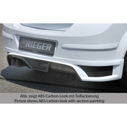 Rieger spojler pod zadný nárazník pre Opel Astra H 5-dver., hatchback, notchback r.v. 03/04-, plast ABS bez povrchovej úpravy, pre dvojitú koncovku vlevo