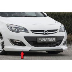 Rieger spojler pod predný nárazník pre Opel Astra J 5-dver., hatchback, sedan, sedan/notchback, sports tourer po faceliftu, r.v. 10/12-, plast ABS bez povrchovej úpravy