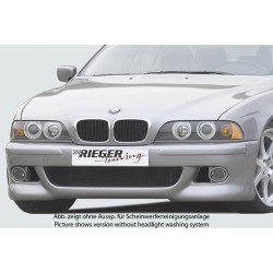 Rieger kompletný predný nárazník M5-Look pro BMW rad 5 E39 sedan, touring, plast ABS bez povrchovej úpravy, s držáky originálních mlhových světlometů, pro vozy s ostřikovači předních světlometů