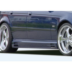 Rieger bočný prah mont. strana ľavá pro BMW rad 5 E39 sedan, touring, r.v. 12/95-12/02, plast ABS bez povrchovej úpravy, s prolisem, s prolisem a dvěma výřezy