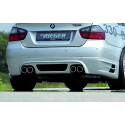 Rieger spoiler pod zadný nárazník BMW E90 335i Optik pro BMW rad 3 E90, E91 sedan, touring vr. faceliftu r.v. 03/05-08/08, 08/05-08/08, 09/08-, plast ABS bez povrchovej úpravy