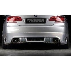 Rieger spojler pod zadný nárazník pre BMW rad 3 E92, E93 kabriolet, kupé pred faceliftom r.v. 03/07-02/10, 09/06-02/10, plast ABS bez povrchovej úpravy, mimo 335i a 335d, pre vozidlá s dvojitými koncovkami na oboch stranách