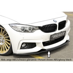 Rieger lipa pod predný nárazník pro BMW rad 4 F32, F33, F36 coupe (3-dver.), gran coupe (5-dver.), kabriolet vr. faceliftu, 03/13-06/15, 05/14-06/15, 07/15-, 11/12-06/15, plast ABS bez povrchovej úpravy