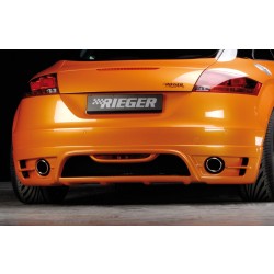 Rieger spojler pod zadný nárazník pre Audi TT 8J kupé, roadster pred faceliftom r.v. 09/06-06/10, plast ABS bez povrchovej úpravy, pro vozy s koncovkami na obou stranách
