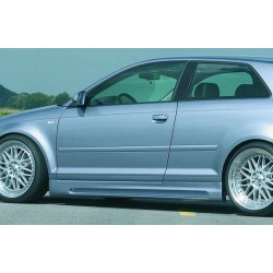 Rieger bočný prah mont. strana ľavá pro Audi A3 8P 3-dver., plast ABS bez povrchovej úpravy, s prolisem