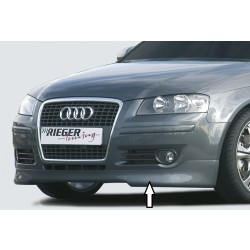 Rieger spojler pod predný nárazník pre Audi A3 8P 3-dver., 5-dver., Sportback, r.v. 06/05-06/08, plast ABS bez povrchovej úpravy