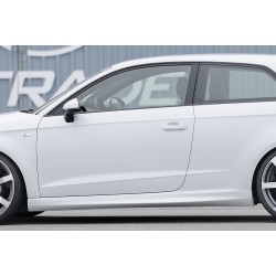 Rieger bočný prah mont. strana ľavá pro Audi A3 8V 5-dver. (sedan 8VS), 5-dver. (sportback 8VA) vr. faceliftu, r.v. 07/12-08/16, 09/16-, plast ABS bez povrchovej úpravy