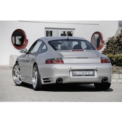 Rieger spojler pod zadný nárazník pre Porsche 911 Typ 996 kabriolet, kupé r.v. 09/97-09/01, plast ABS bez povrchovej úpravy