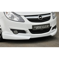 Rieger spojler pod predný nárazník pre Opel Corsa D 3-dver., 5-dver. pred faceliftom, r.v. 07/06-12/10, plast ABS bez povrchovej úpravy, bez rebrovania