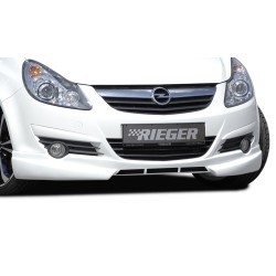 Rieger spojler pod predný nárazník pre Opel Corsa D 3-dver., 5-dver. pred faceliftom, r.v. 07/06-12/10, plast ABS bez povrchovej úpravy, s rebrovaním