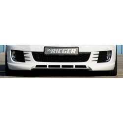 Rieger spojler pod predný nárazník pre Volkswagen Golf 6 GTD, GTI 3-dver., 5-dver., kabriolet, plast ABS bez povrchovej úpravy, s rebrovaním