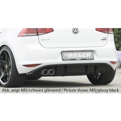 Rieger vložka zadného nárazníka pre Volkswagen Golf 7 vr. GTD 3-dver., 5-dver. pred faceliftom, plast ABS bez povrchovej úpravy