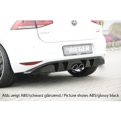 Rieger vložka zadného nárazníka pre Volkswagen Golf 7 3-dver., 5-dver., plast ABS bez povrchovej úpravy
