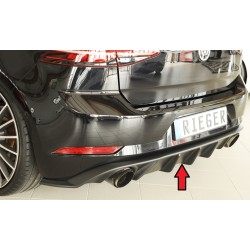 Rieger vložka zadného nárazníka pre Volkswagen Golf 7 GTI 3-dver., 5-dver. po faceliftu, plast ABS bez povrchovej úpravy