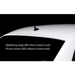 Rieger pätka na zadné okno pro Audi A4 B8, B81 sedan vr. faceliftu, 01/12-, 11/07-12/11, plast ABS s povrchovou úpravou Carbon-Look