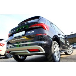 Škoda Kamiq - atrapy výfuku RS design RS230 BLACK - RED REFLEX GLOWING