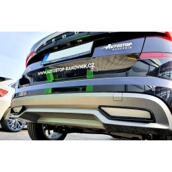 Škoda Kamiq - atrapy výfuku RS design RS230 BLACK - WHITE REFLEX GLOWING