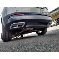 Škoda Karoq - atrapy výfuku, ABS - Al dizajn