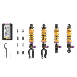 Výškovo nastaviteľný podvozok KW V5 s čtyřcestně nastavitelnou tuhostí pro Lotus Emira 11/2021- max zaťaženie PN do 690 kg