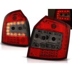 AUDI A4 00-04 COMBI - zadné LED svetlá červeno dymová