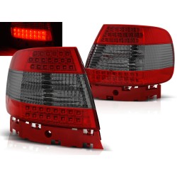 AUDI A4 94-00 SEDAN - zadné LED svetlá červeno dymová
