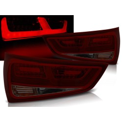 AUDI A1 10-14 - zadné svetlá červeno dymová LED BAR