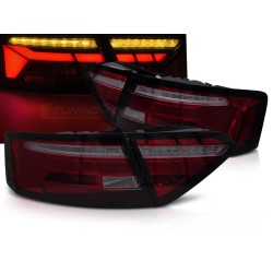 AUDI A5 11-16 - zadné LED svetlá červené dymové