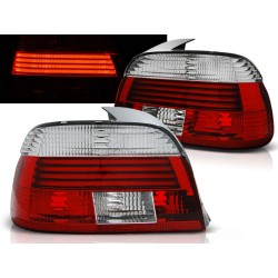 BMW E39 00-03 SEDAN - zadné LED svetlá červeno biela