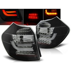 BMW E87 / E81 04-07 - zadné LED svetlá čierna LED BAR