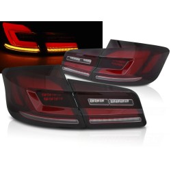 BMW F10 10-16 zadné LED svetlá červené dymové LED BAR SEQ