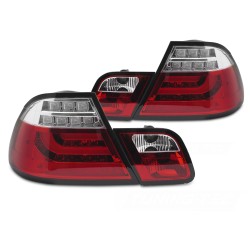 BMW E46 1999-2003 Coupe - Zadné LED svetlá ČERVENÁ
