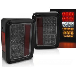 CHRYSLER JEEP WRANGLER JK 07-18 - zadné LED svetlá dymová