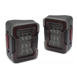 Chrysler Jeep Wrangler JK 2007-2018 - zadné LED svetlá Dymové