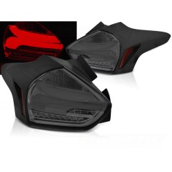 FORD FOCUS 3 15-18 HTB - zadné LED svetlá dymová LED BAR s dynamickým blinkerom