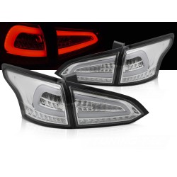 FORD FOCUS MK3 SW 11-18 - zadné LED svetlá CHROMOVÉ