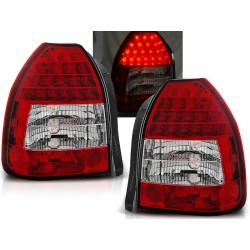 HONDA CIVIC 95-01 3D - zadné LED svetlá červeno biela