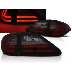 LEXUS RX III 350 09-12 - zadné LED svetlá červeno dymová LED BAR s dynamickým blinkerom