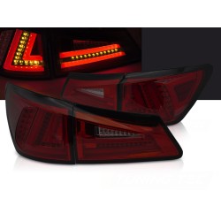 LEXUS IS II 06-13 - zadné LED svetlá červené dymové SQL