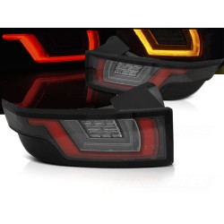 LAND ROVER RANGE ROVER Evoque 11-18 - zadné LED svetlá červeno bielo čierna LED BAR s dynamickým blinkerom