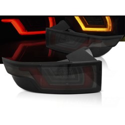 LAND ROVER RANGE ROVER Evoque 11-18 - zadné LED svetlá červeno dymová čierna LED BAR s dynamickým blinkerom