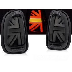 Mini R60 Countryman 2010-2016, zadné LED svetlá DYMOVÉ s dynamickým blikačom