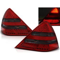 MERCEDES R170 SLK 96-04 - zadné LED svetlá červeno dymová